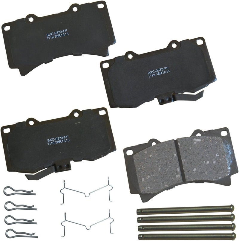 Bendix Premium SBC1119 Ceramic Front Brake Pads for Hummer H3 2010-2006, H3T 2010-2009 - Image 1